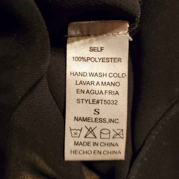 NAMELESS Short Sleeve Mesh and Sequin Top S - Picture 3 of 7